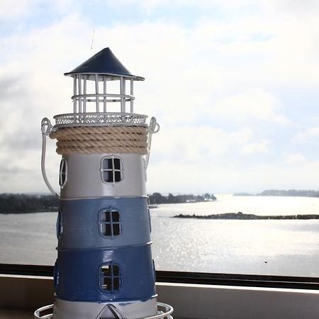 Ostseefjord-Schlei-Blick Im Wikingturm Schleswig Esterno foto
