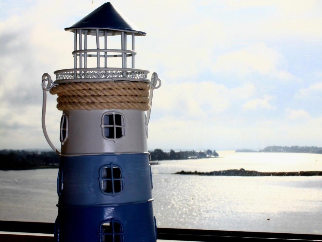 Ostseefjord-Schlei-Blick Im Wikingturm Schleswig Esterno foto